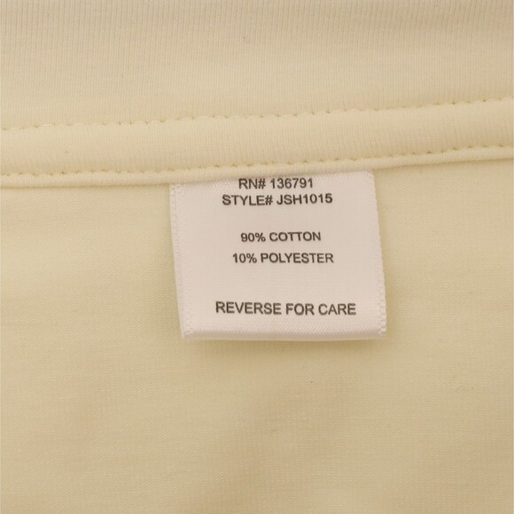 JEFF Nordstrom Men's Athletic Shorts XL Knit Stretch Hidden Drawstring Ivory B17 - Picture 5 of 5